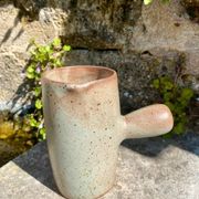 Pot en grès à poignet vintage