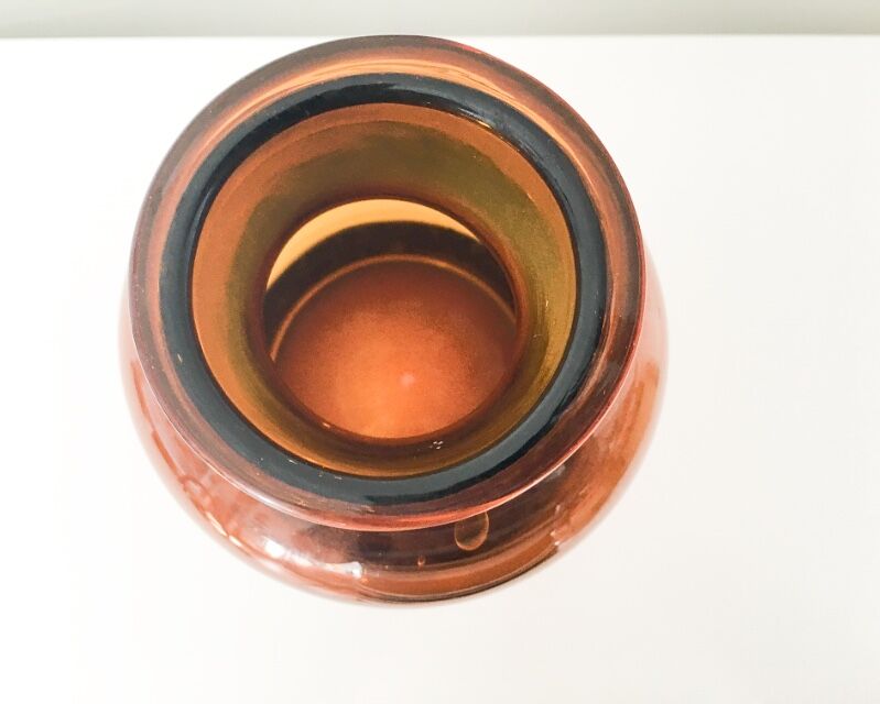 Amber apothecary flask