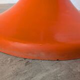 Table vintage orange par Finžgar & Zorman pour Meblo Yougoslavie