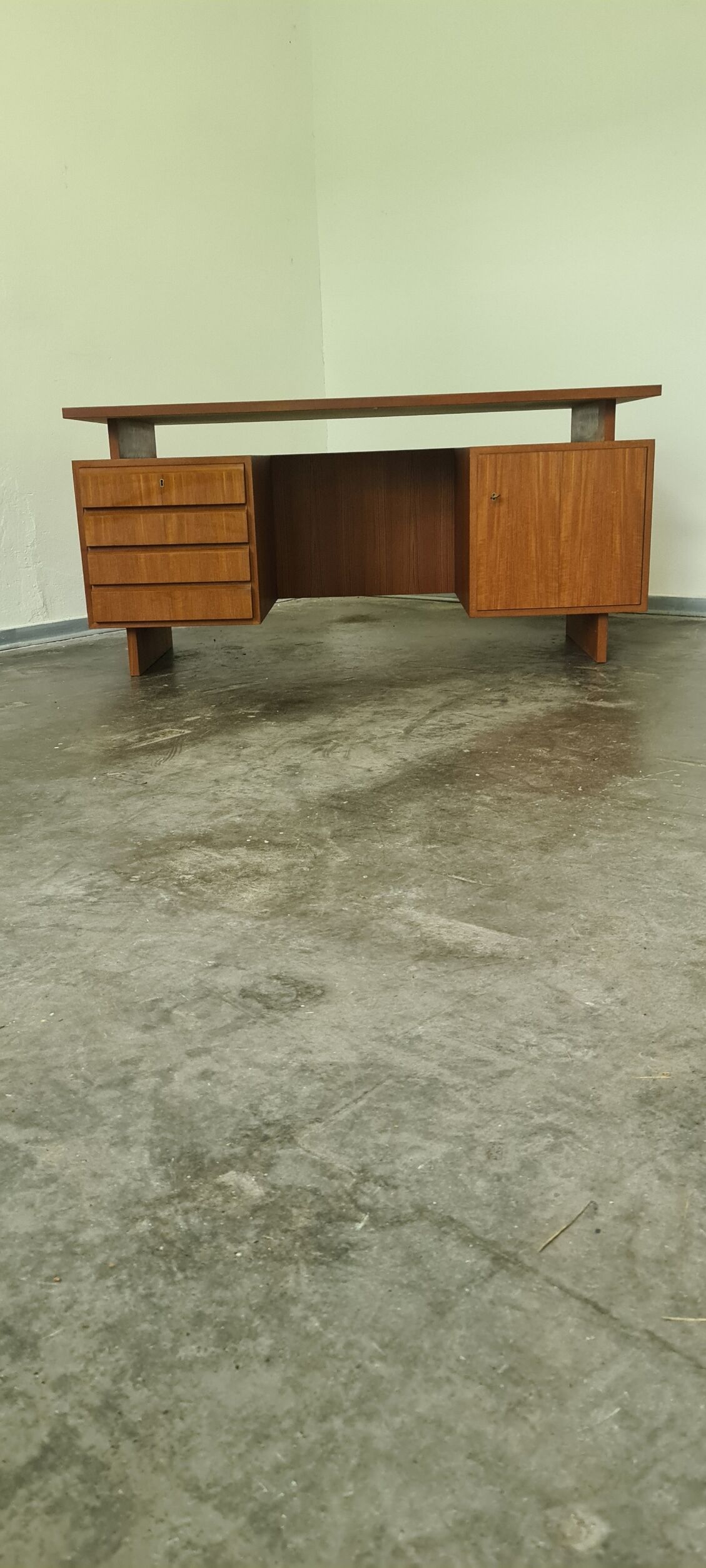 Vintage teak writing desk