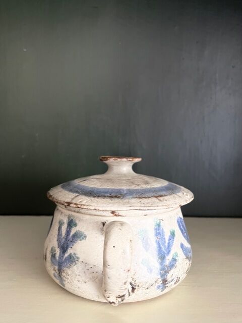 Ceramic sugar le Murier Gustave Reynaud Vallauris