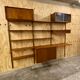 Vintage scandinavian teak wall unit by Poul Cadovius for Royal System 1960s