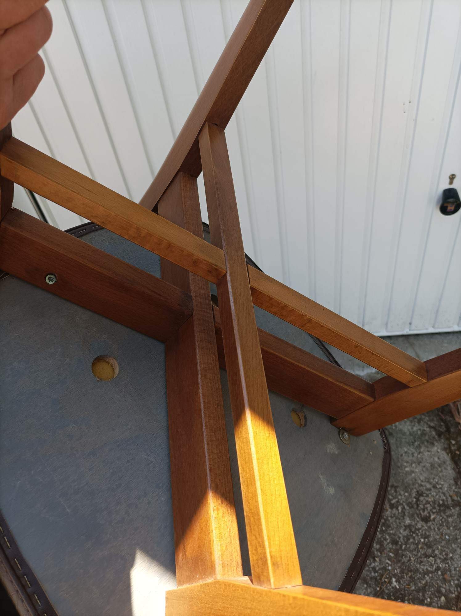 4 vintage Scandinavian teak chairs