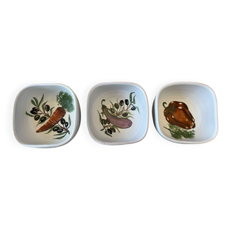 Vallauris ceramic bowls