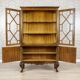 Vitrine en bois et placage d'acajou Chippendale, années 1930