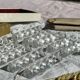 Set of 10 Vintage Cut Crystal Knife Rests // Tableware