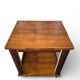 Table d’appoint / desserte Art déco en bois sur roulettes