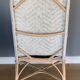 Fauteuil en osier années 40