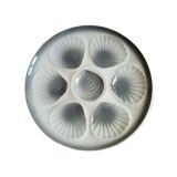 Vintage shellfish or oyster plate Moulin des Loups