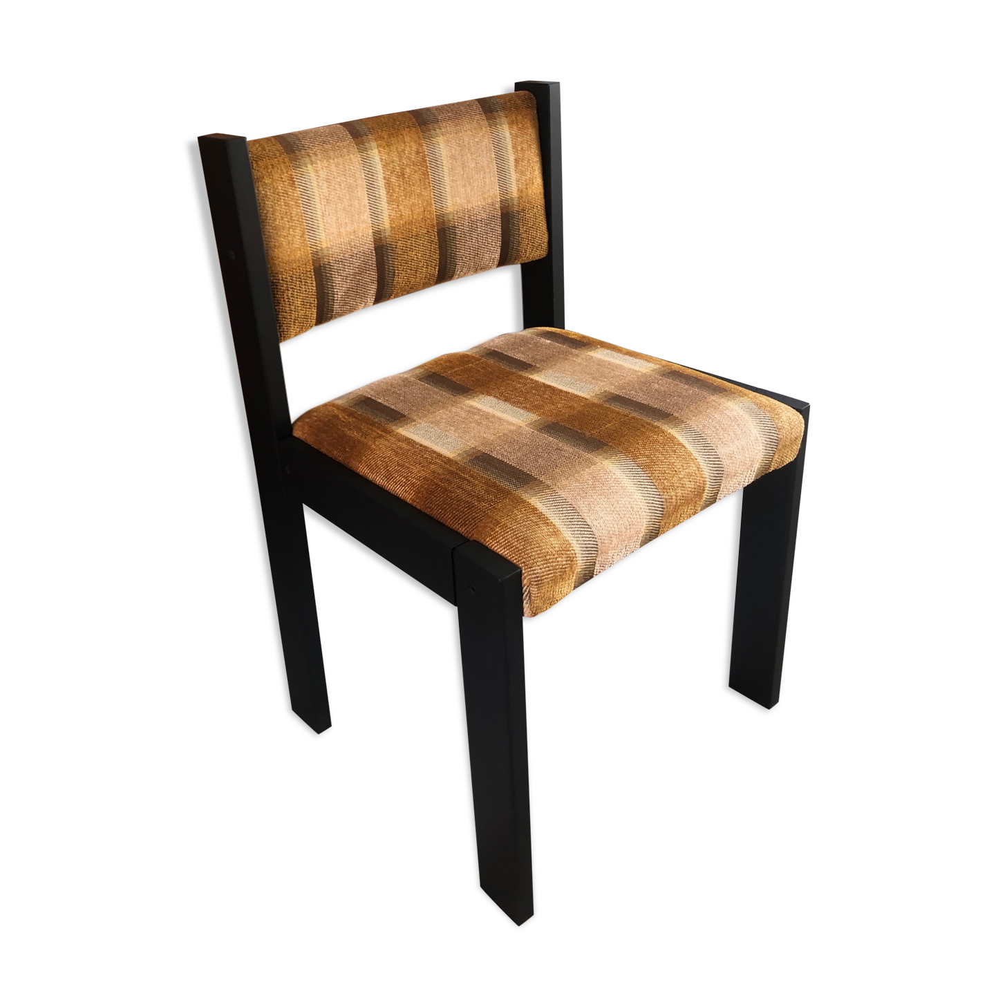 Chair 1970 Scottish velvet fabric