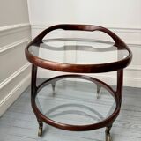 Cesare Lacca rolling coffee table service trolley