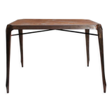 Rectangular table in iron, 1960s.