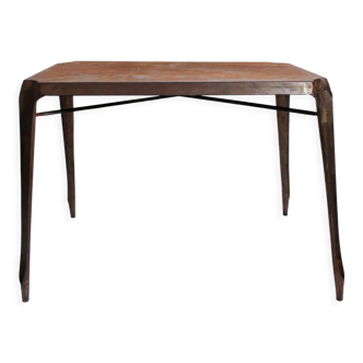 Rectangular table in iron, 1960s.