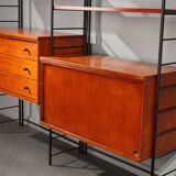 Scandinavian wooden bookcase from the 1960s