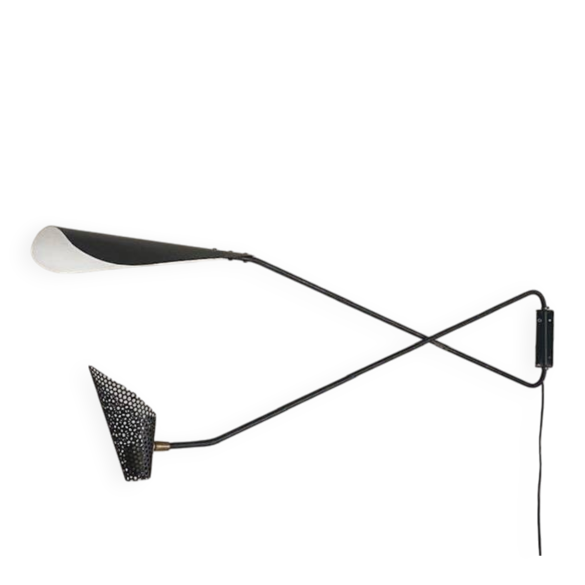 Modernist wall lamp, 1950s