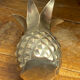 Pineapple vase in solid brass