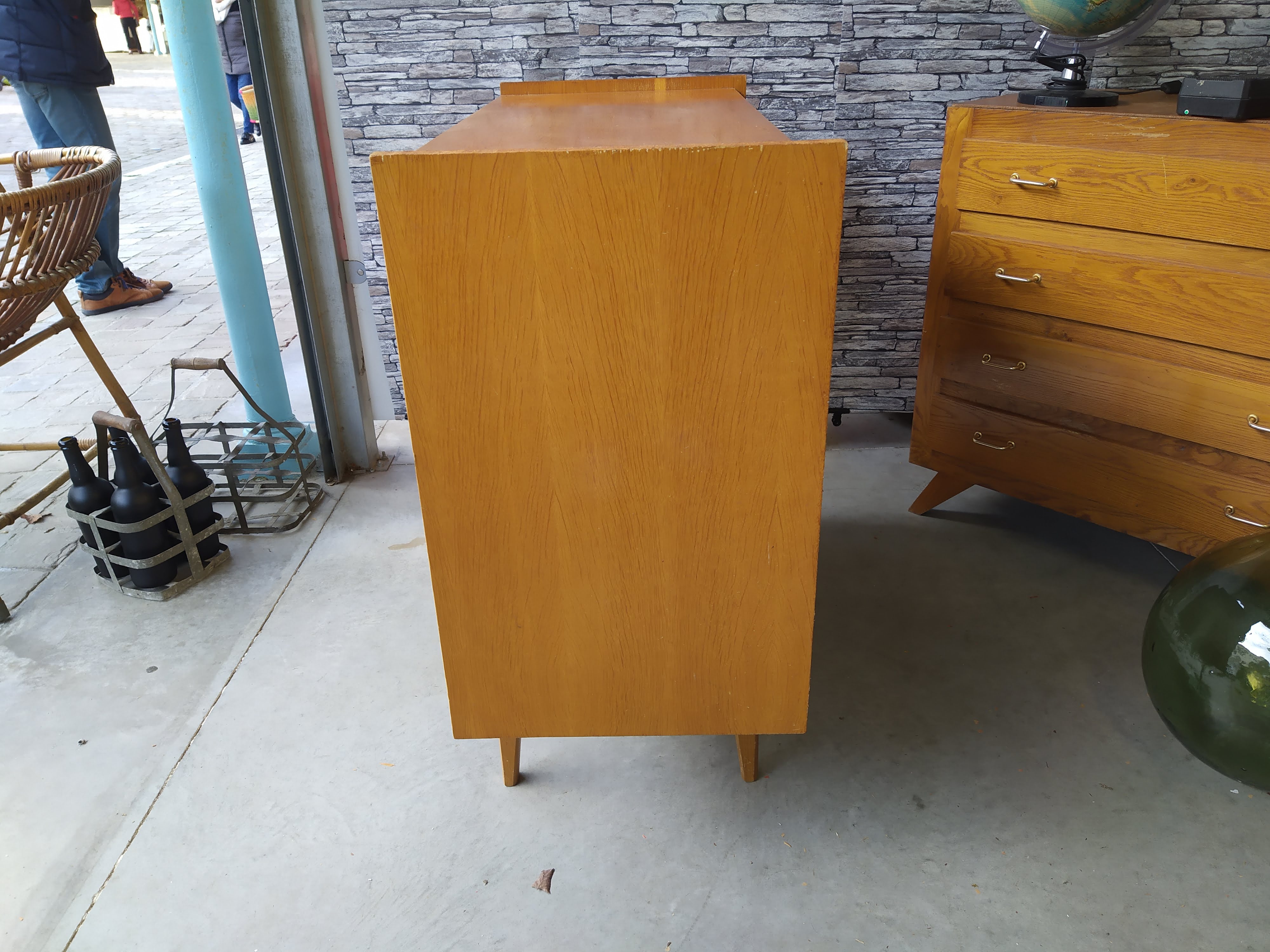 Chest of drawers foot compass vintage