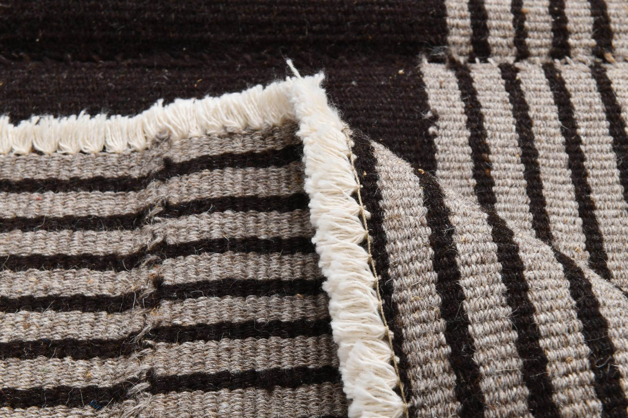 8x9 Shades Of Gray & Black Modern Turkish Rug, 242x278Cm SK 2367