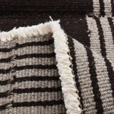 8x9 Shades Of Gray & Black Modern Turkish Rug, 242x278Cm SK 2367