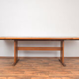 Table à manger en teck et carrelage par Gangso Mobler