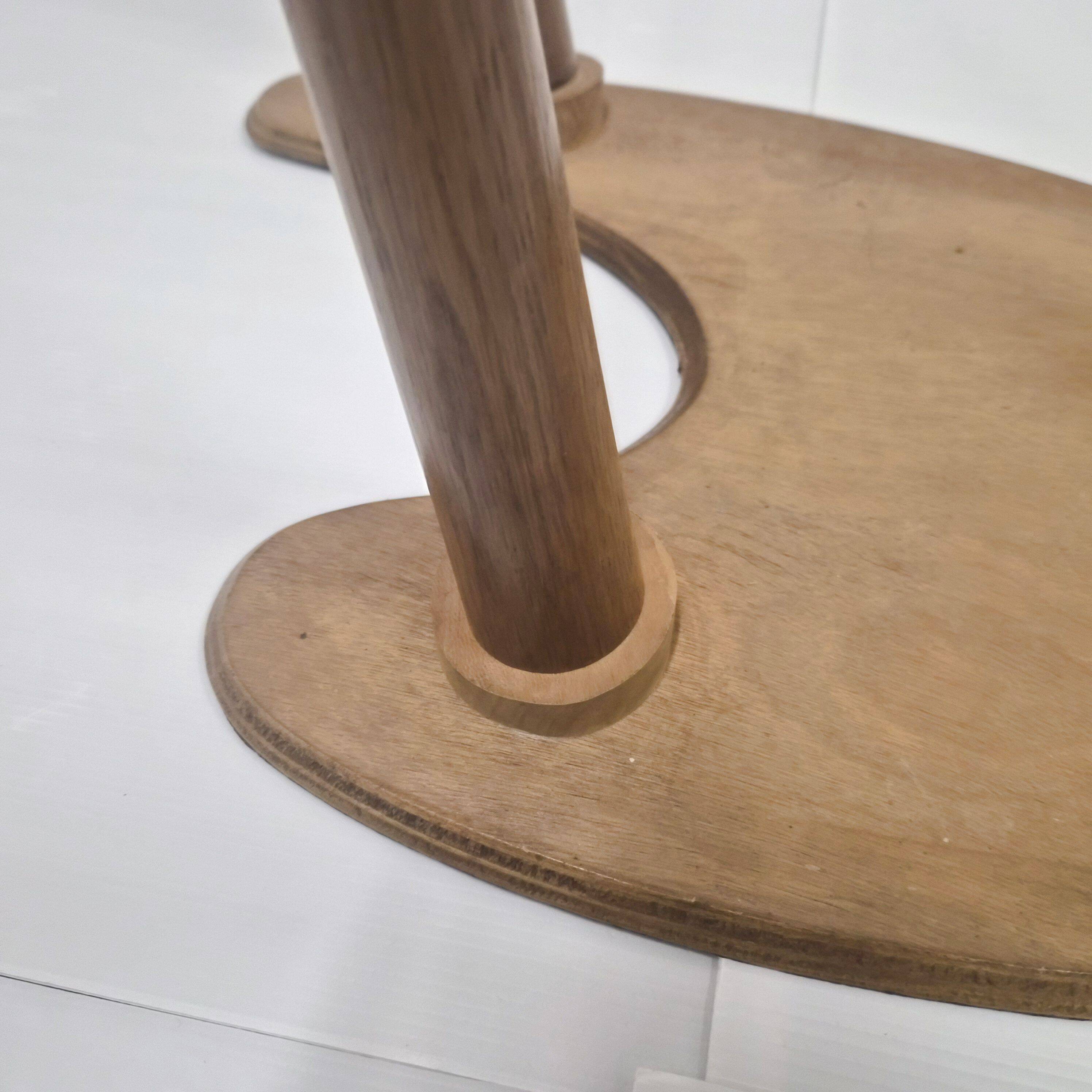 Boomerang tripod side table 1950