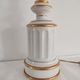 Foot of vintage lamp in Brussels porcelain