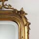 Antique gilded wooden mirror, Lombardy, 19th century