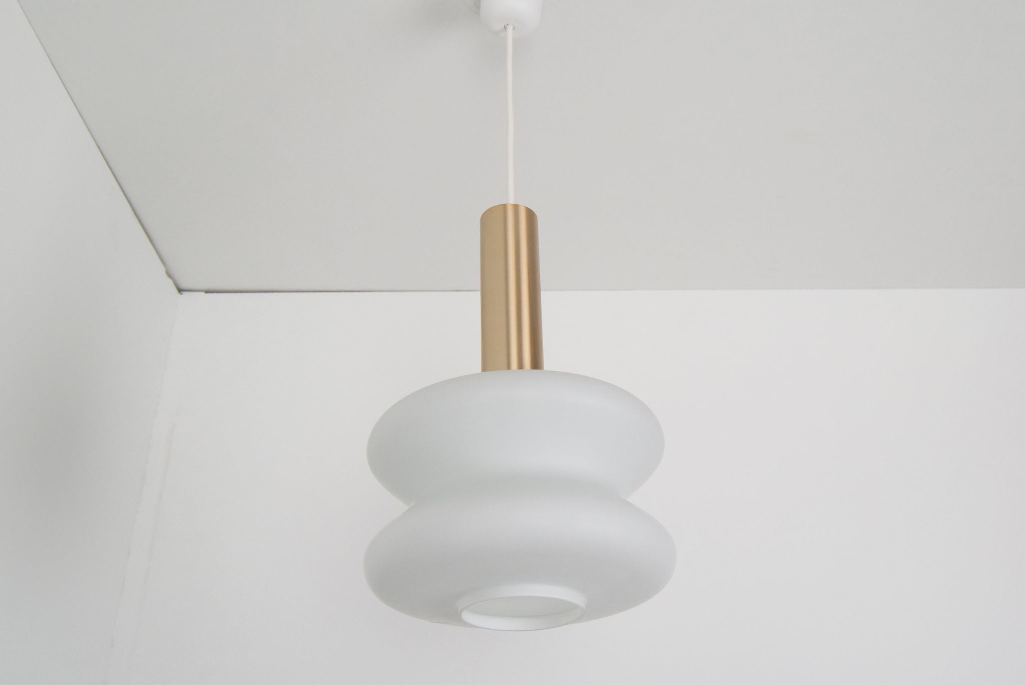 Mid-century glass pendant,1960's