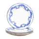 5 assiettes faïence anglaise Cauldon pour le Grand Dépôt