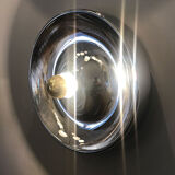 Round chrome wall lamp