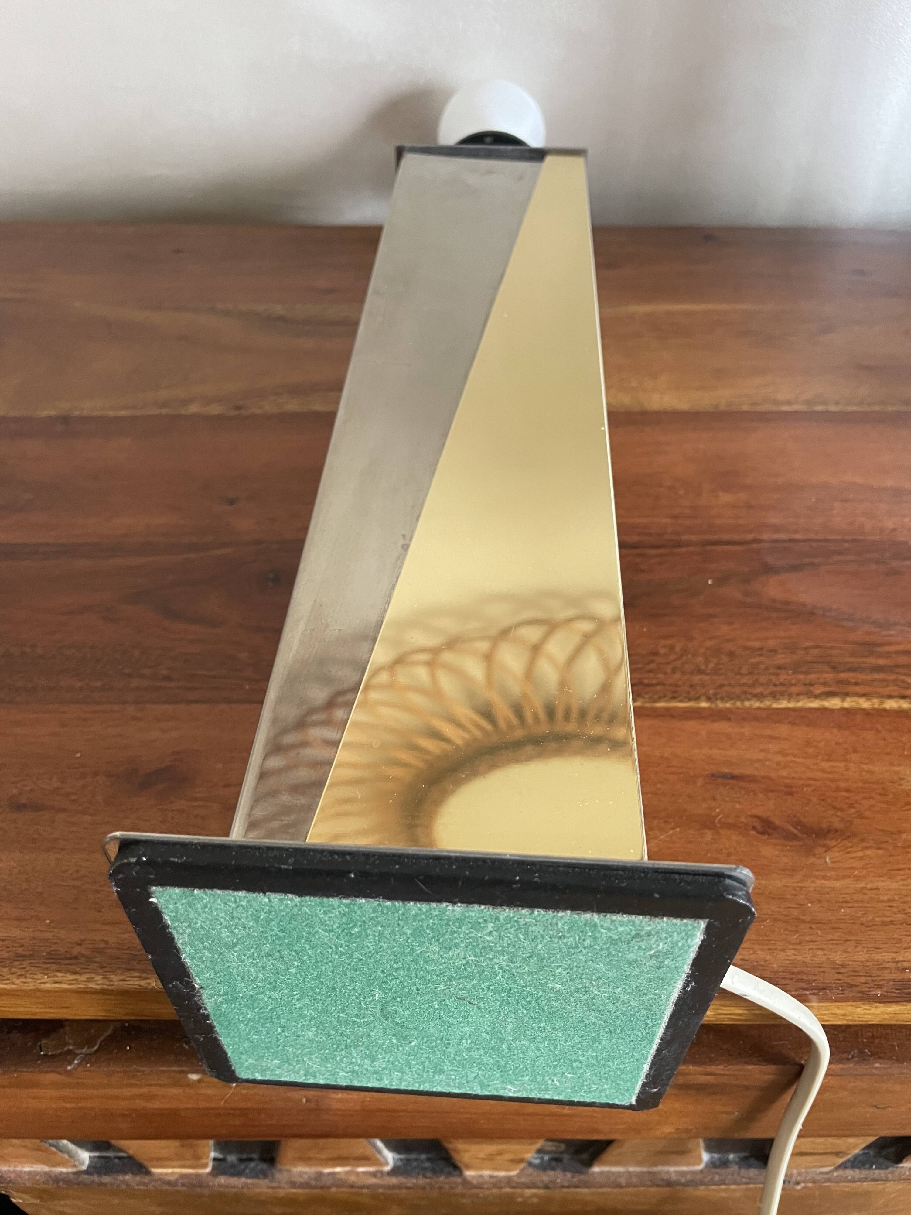 Silver gold designer lamp base