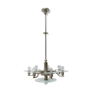 lustre nickelé Bauhaus,