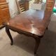 Large extendable dining table in Louis XV style – marquetry