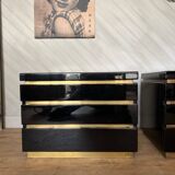 Pair of JC Mahey bedside tables