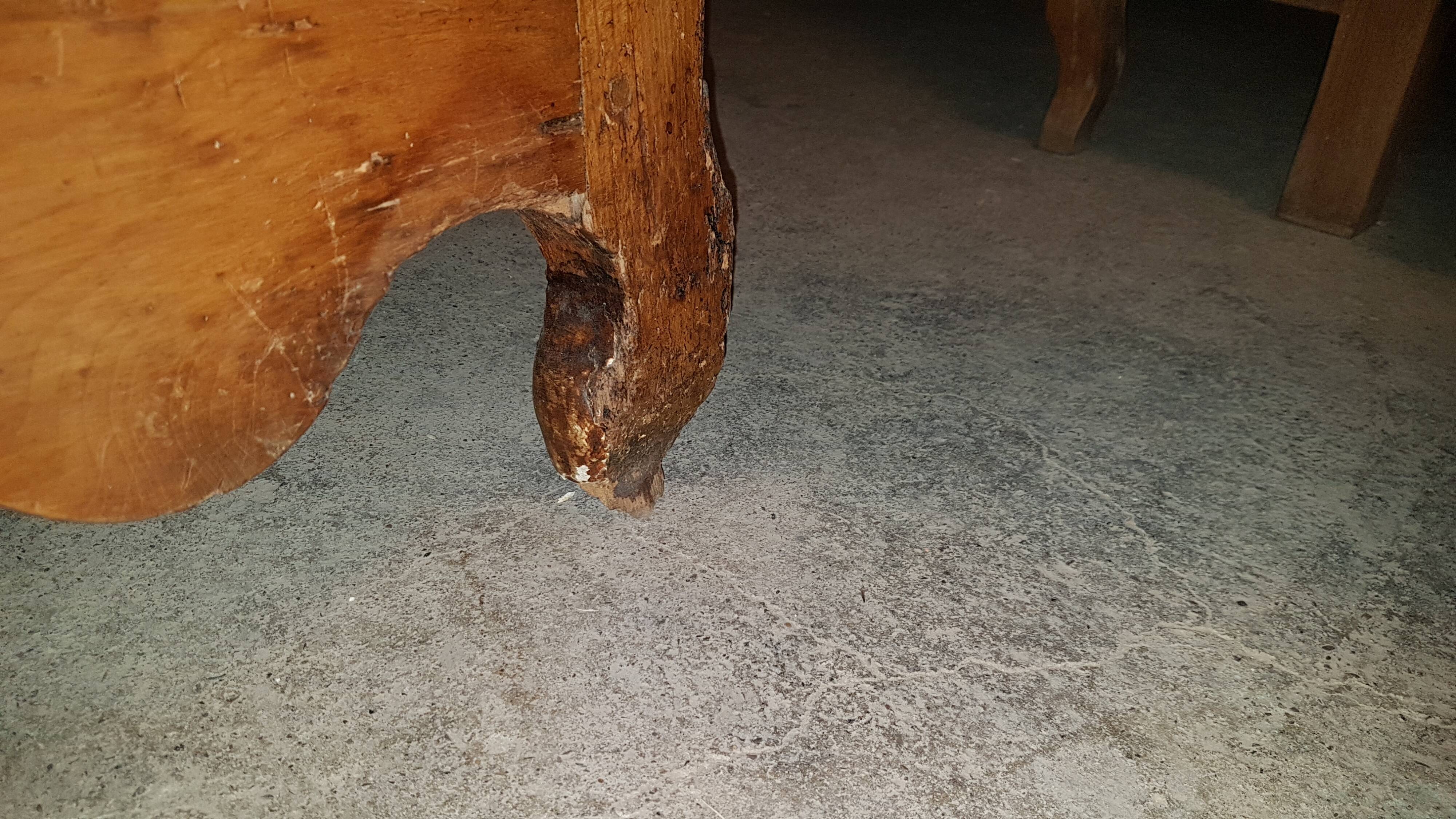 18th Louis XV country boat in cherry tree