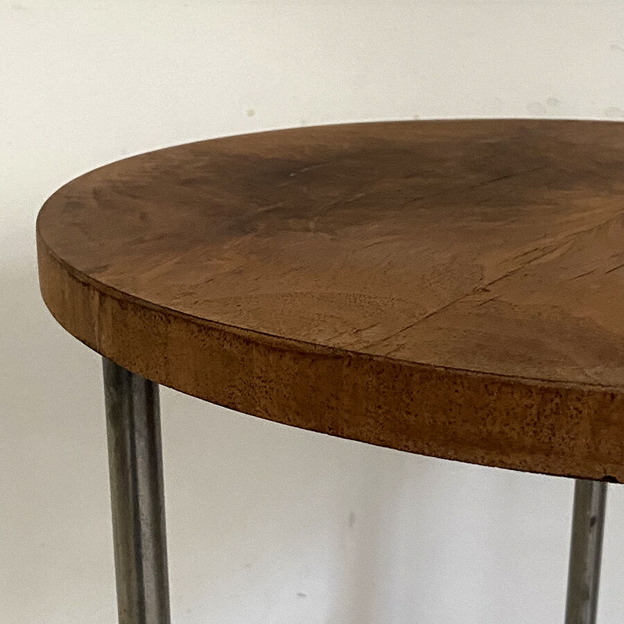 Vintage pedestal table 50's