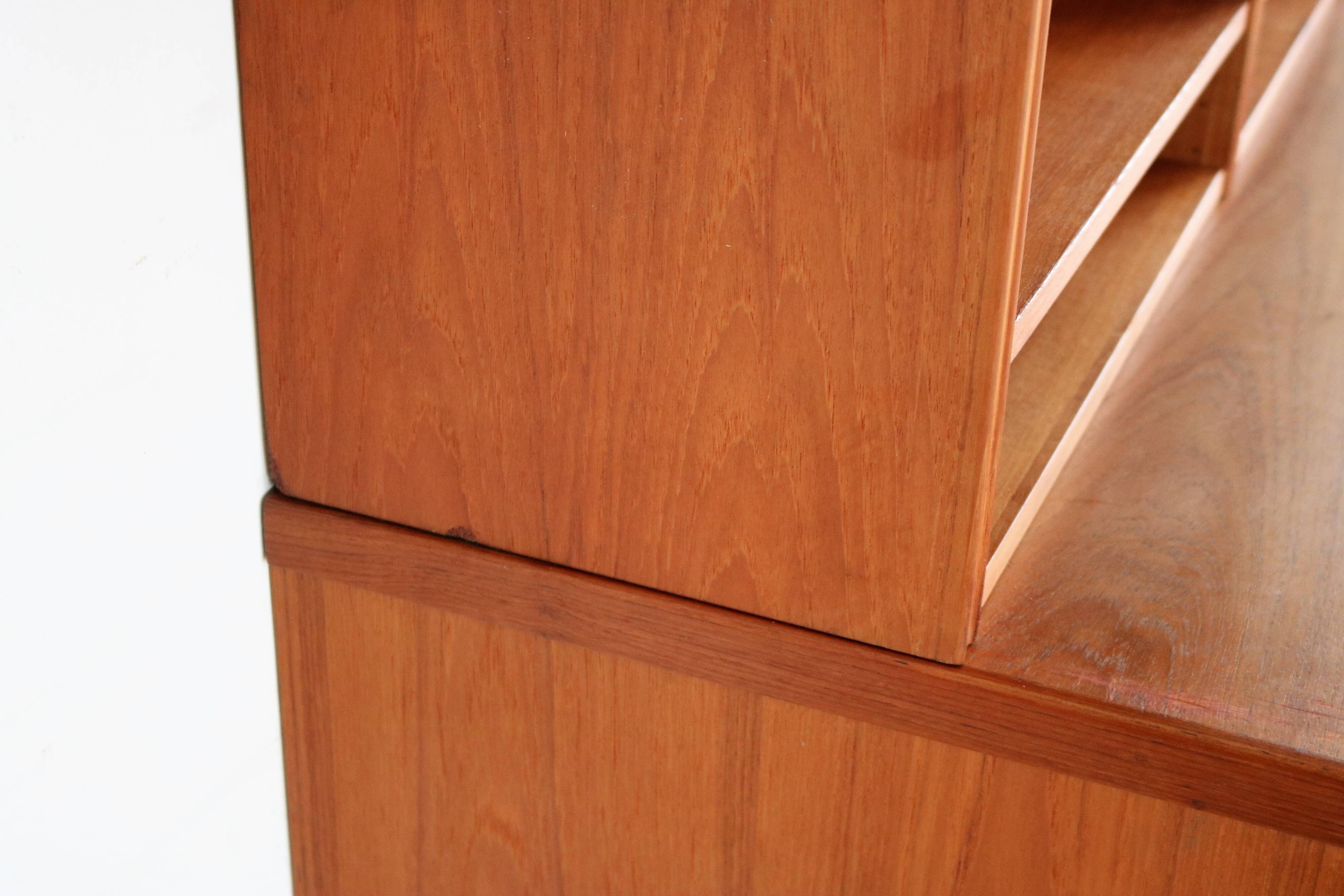 Cabinet de classement en teck vintage de Flexi Mobler