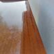 commode aux pieds compas, effet miroir, vintage