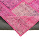 Tapis oriental vintage 206 cm x 304 cm rose patchwork