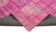 Handwoven oriental vintage 206 cm x 304 cm pink patchwork rug