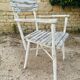 Ensemble d'assises  de jardin 4 fauteuils et 1 chaise - en bois