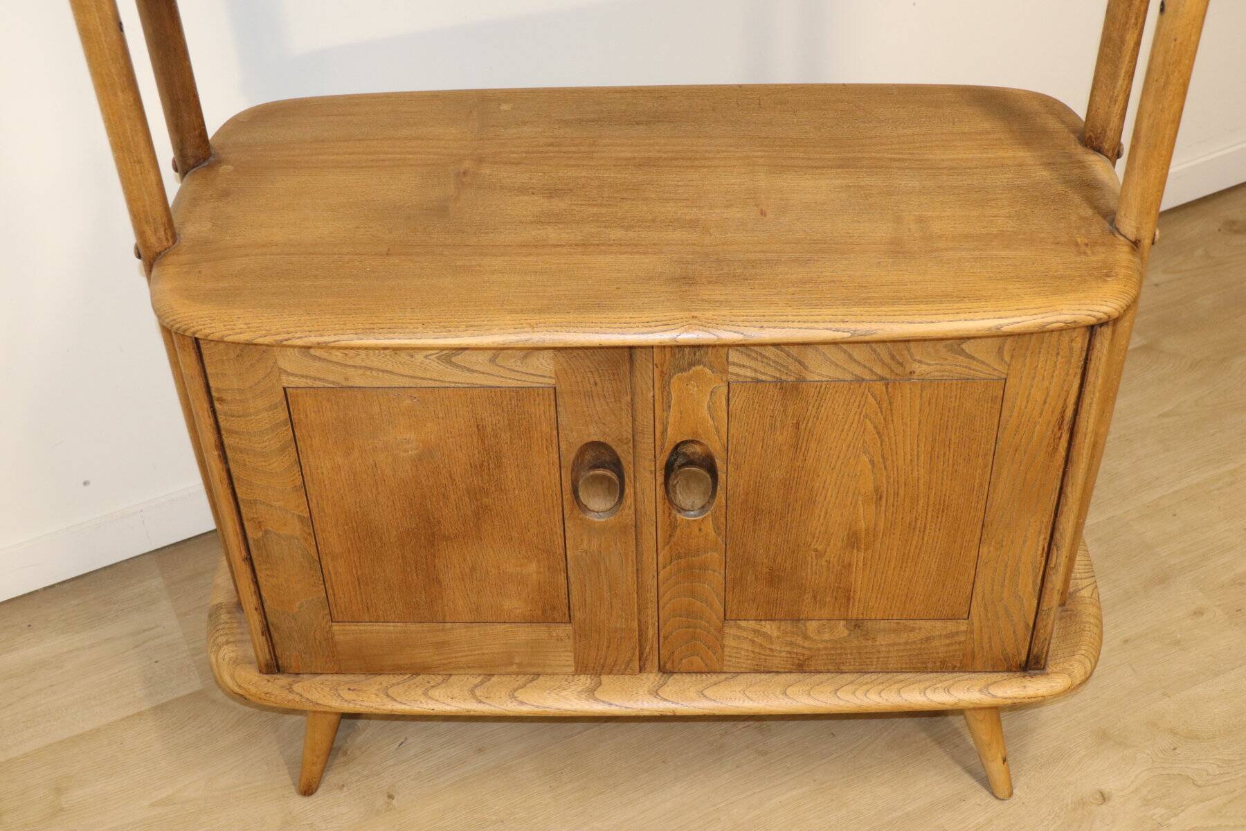 Vintage Ercol wooden bookcase, 1960
