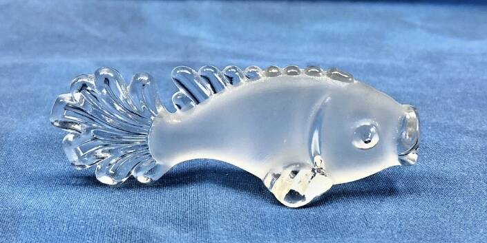 10 Art Deco fish knife holders signed YER