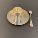 Silver-plated egg cup