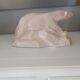 Art deco sculture polar bear ceramics 1930s