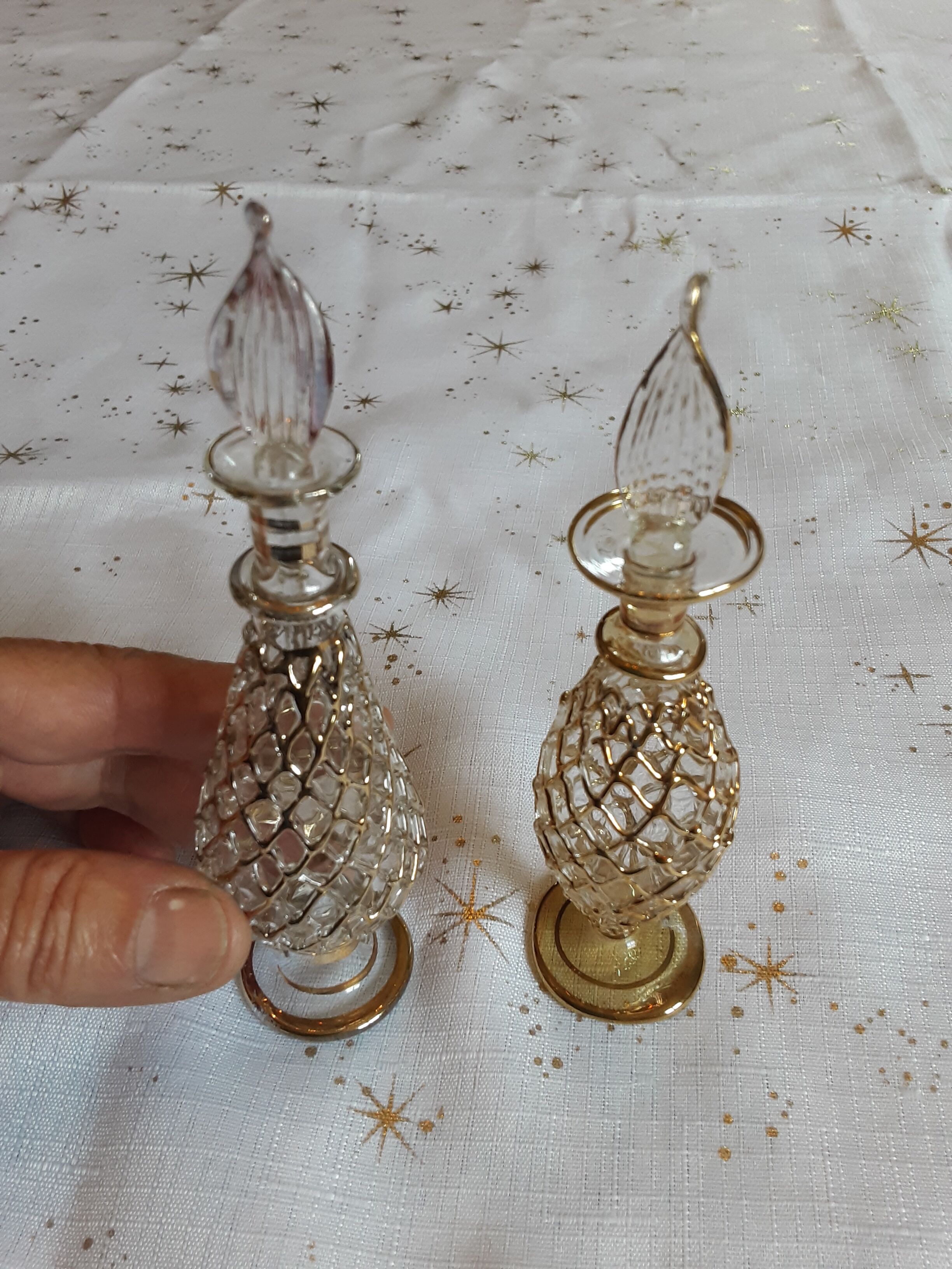 Set of 2 original Egyptian perfume bottles