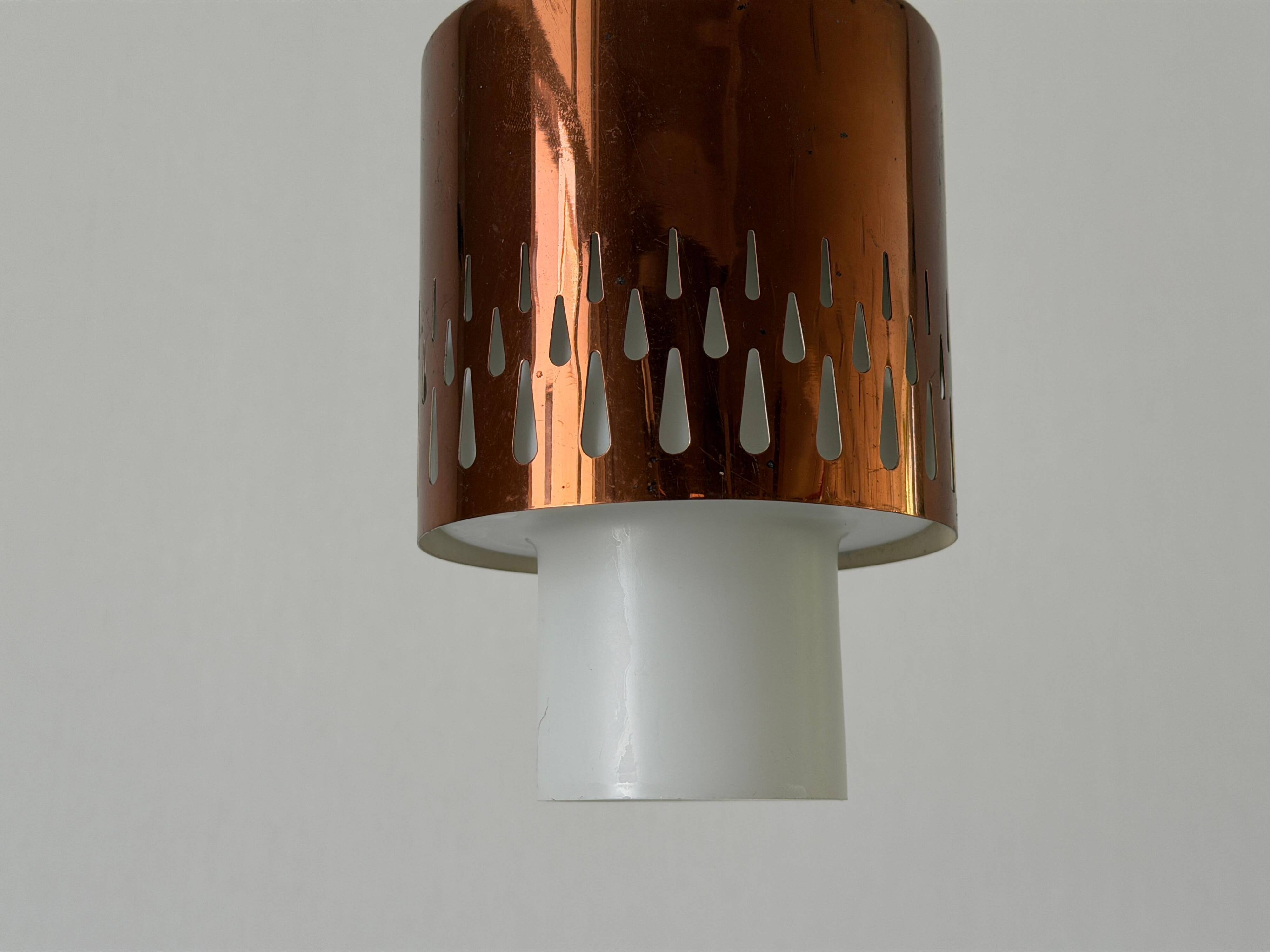 Mid-century brass and glass ceiling light, 1960s, Germany