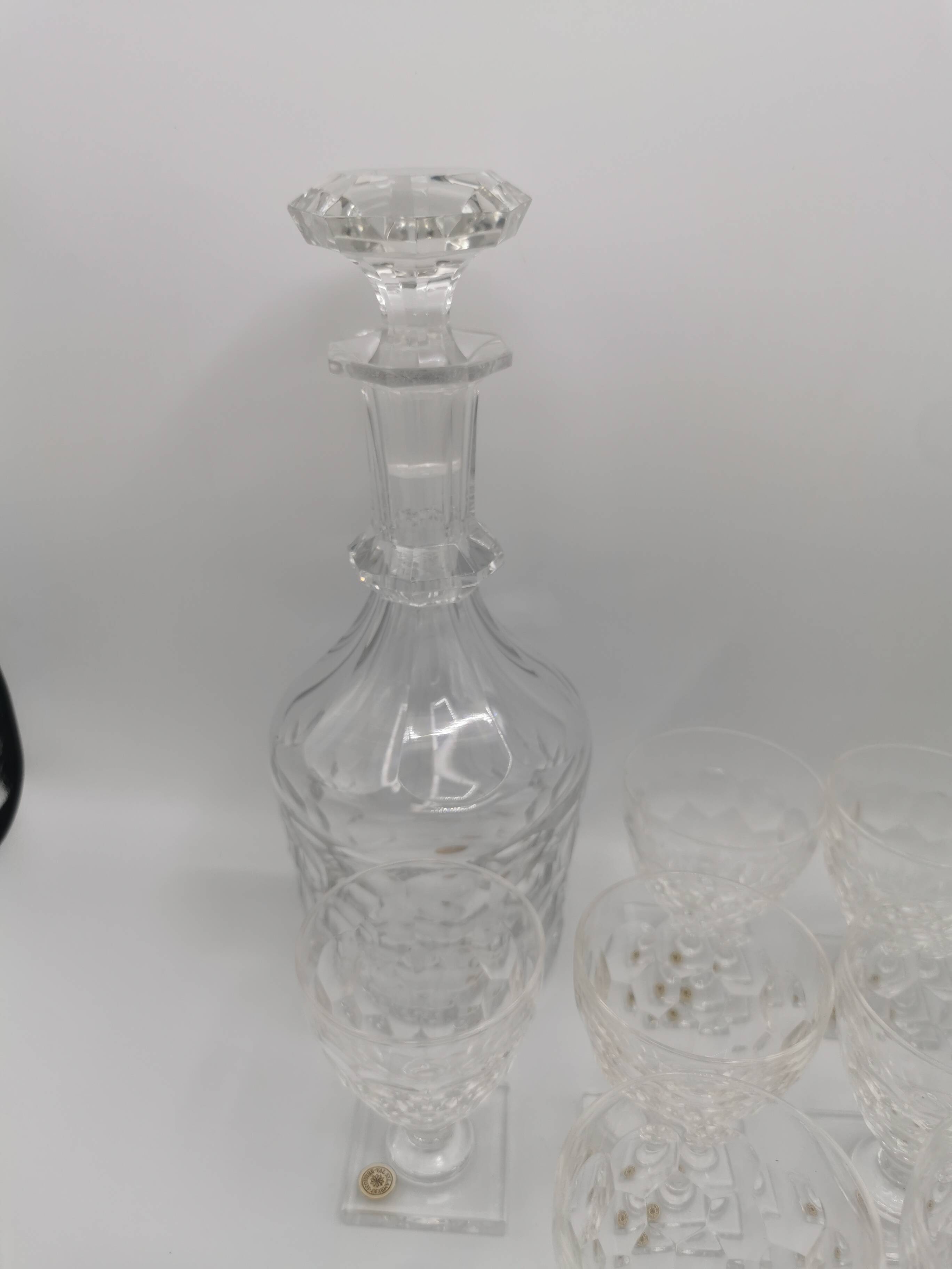 Crystal service from Val Saint Lambert