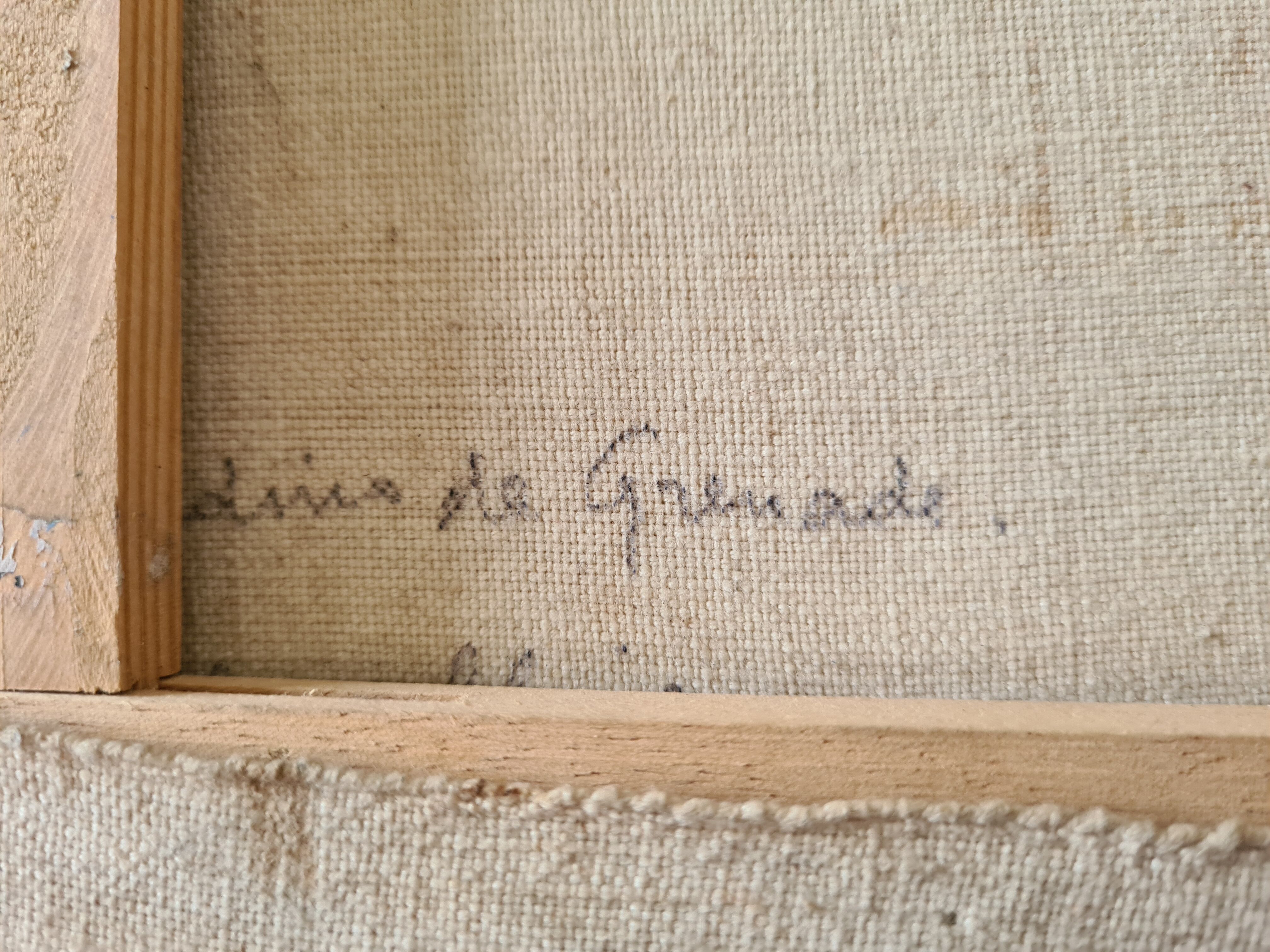 The alhambra of Granada oil by Marguerite Portier