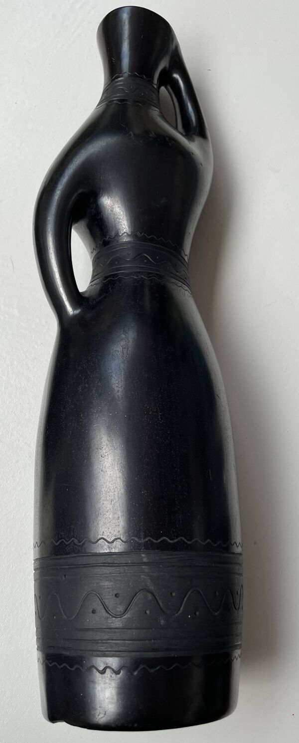 vase en céramique, anthropomorphe, années 50-60'